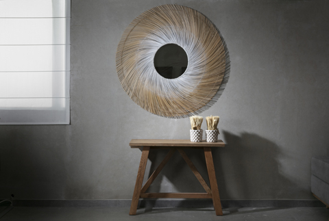 קונסולת עץ כפרית