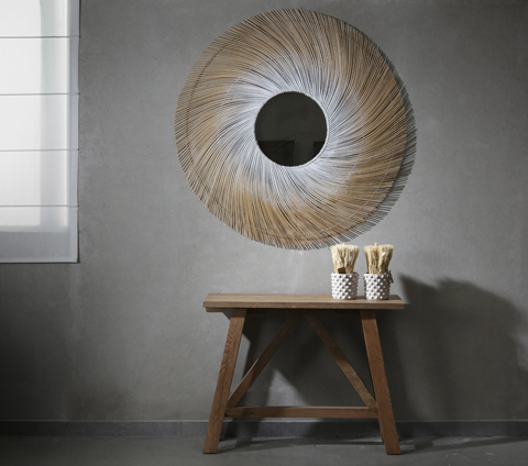 קונסולת עץ מינימליסטית