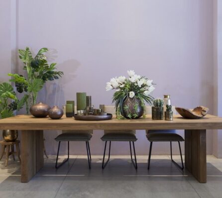 שולחן אוכל מעץ מלא