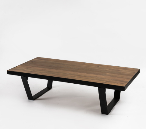 שולחן קפה מעץ מלא