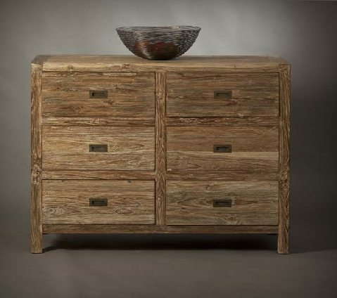 שידת מגירות Natural מעץ מלא