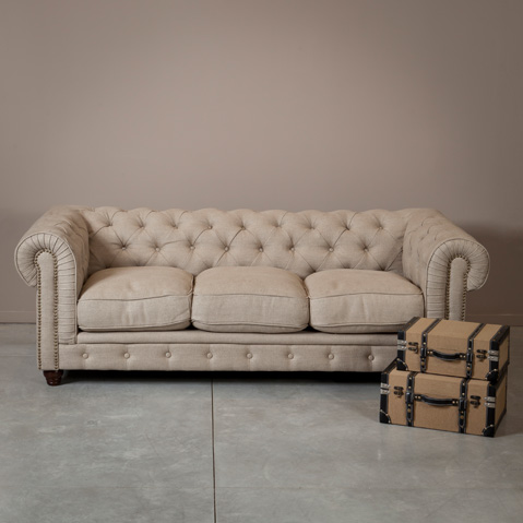 ספה Chesterfield בעיצוב רטרו