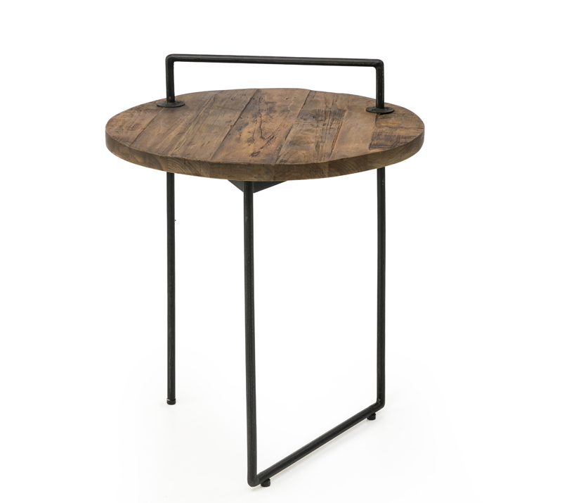 שולחן צד עגול