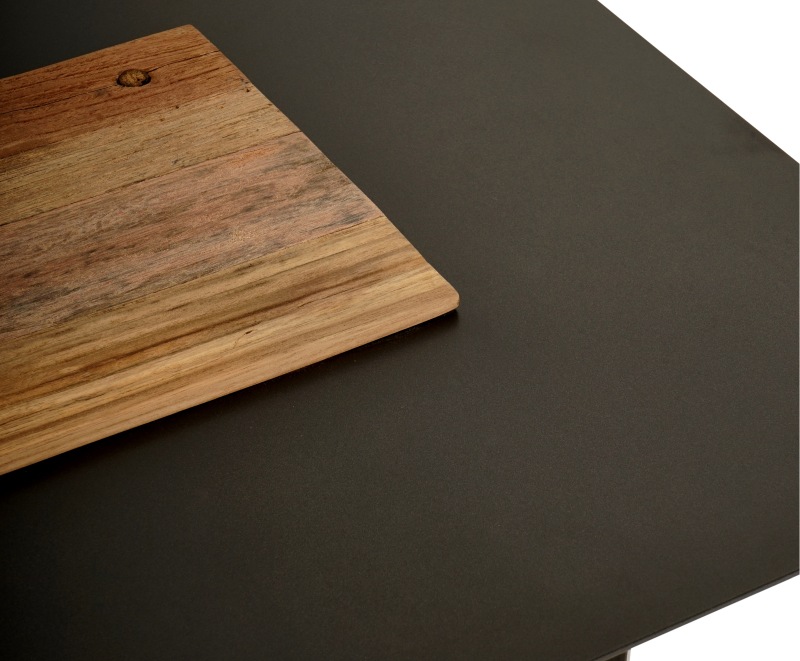 שולחן צד לסלון עם עץ ממוחזר