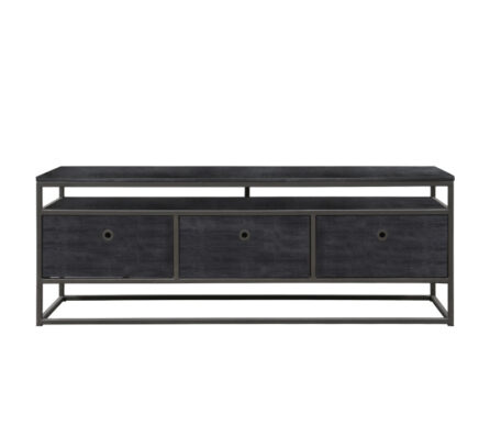 שידת טלוויזיה ברזל ועץ