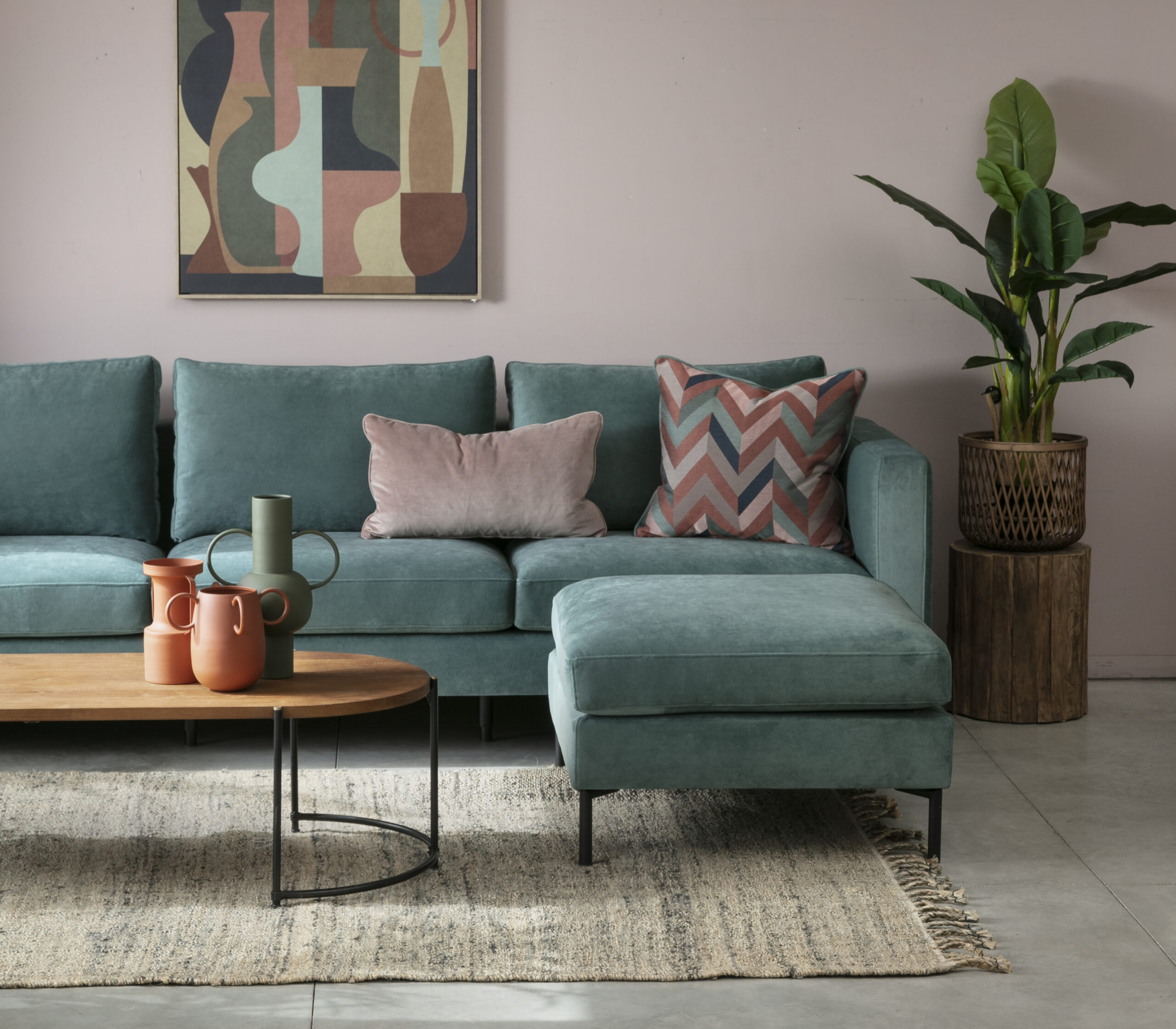 ספה טורקיז לבית