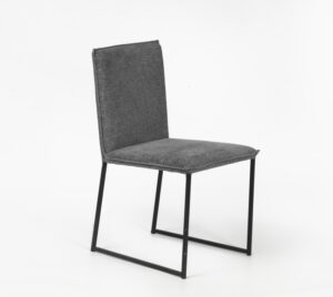 כסא מרופד רגלי מתכת