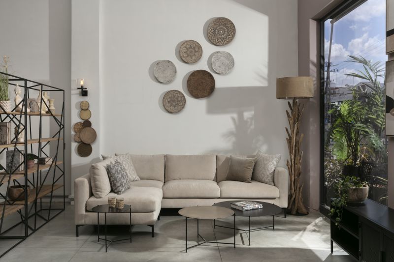 ספה פינתית מרופדת