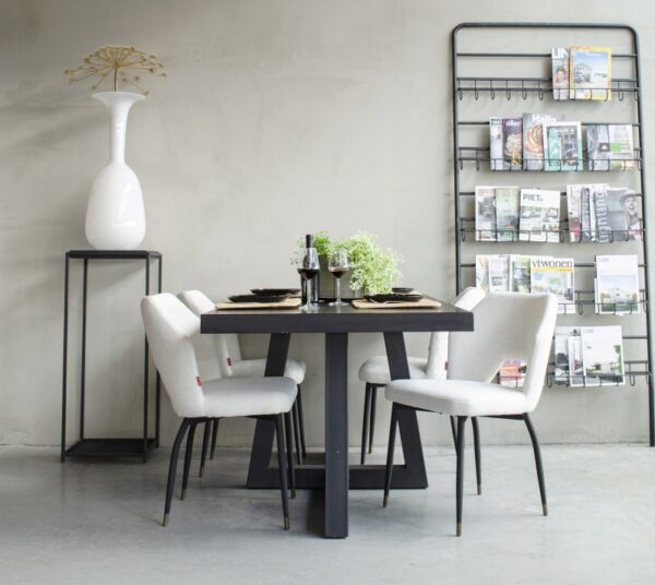 כיסא אוכל מרופד לפינת אוכל