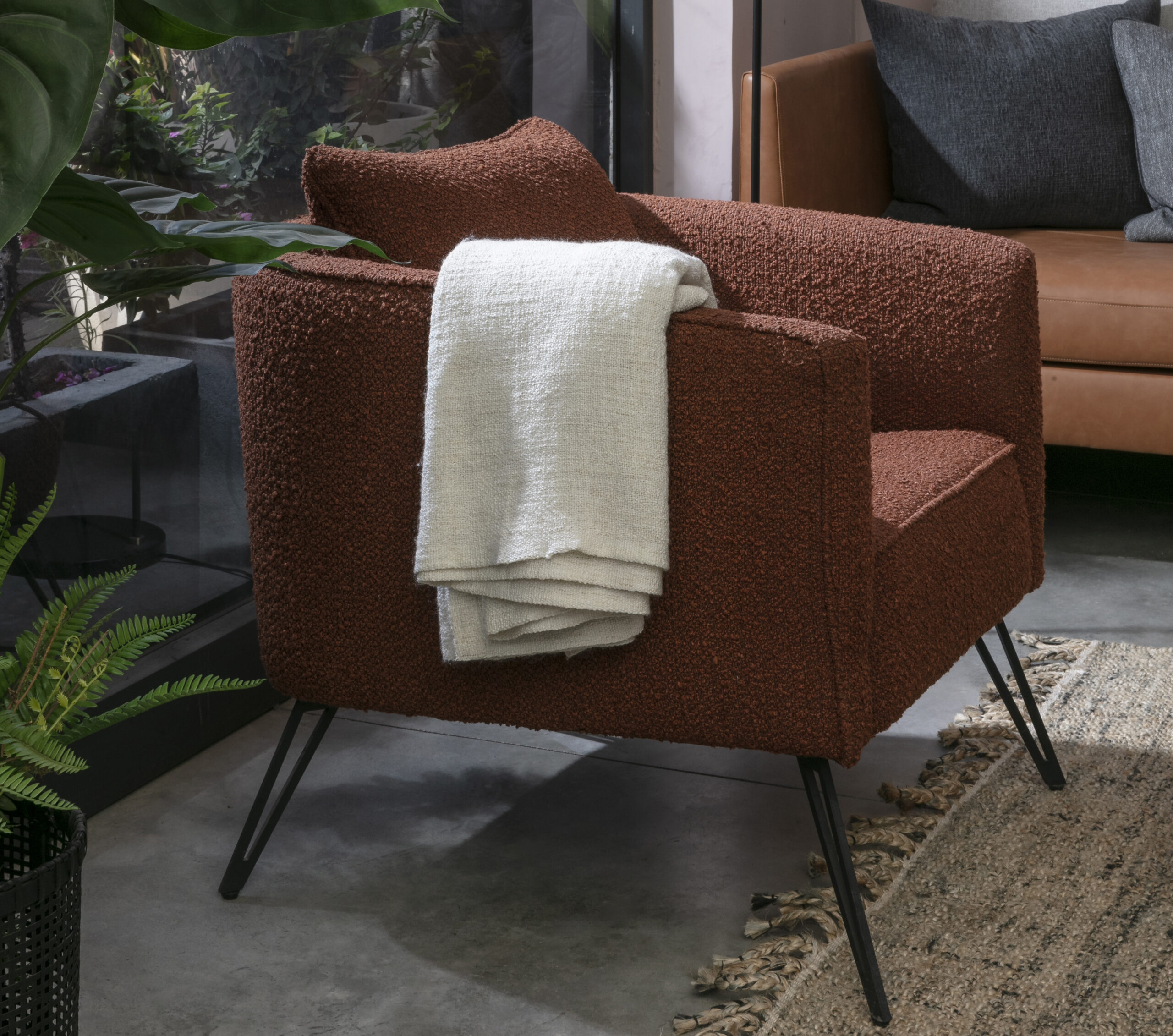 כורסת יחיד מרופדת