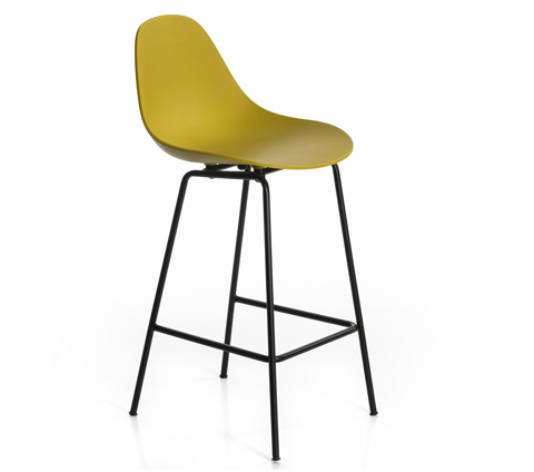 כיסא בר צהוב