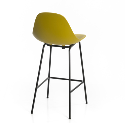 כיסא בר צהוב