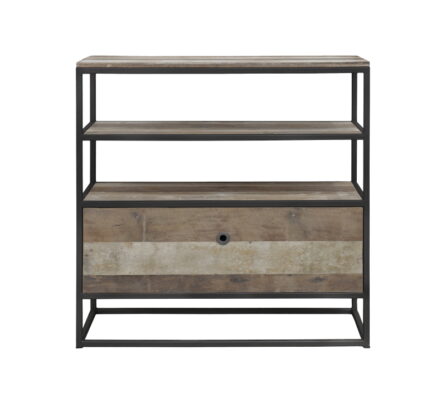 שידת מגירות עם מדפים