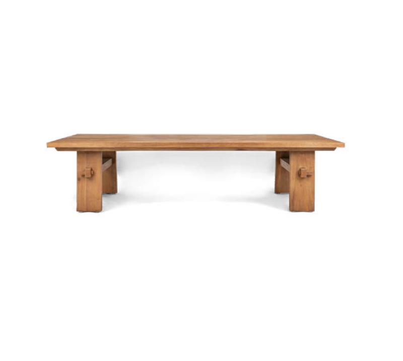 שולחן קפה טיק ממוחזר