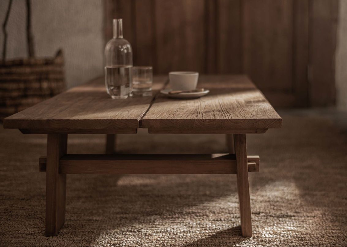 שולחן כפרי לסלון