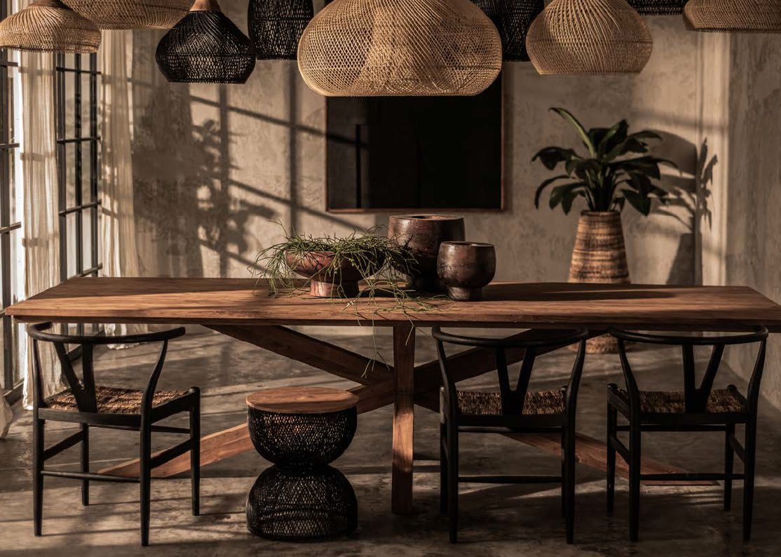 שולחן אוכל רגלי X