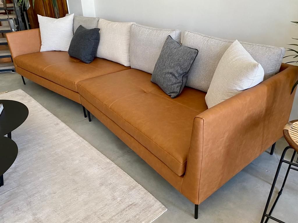 ספת עור נוחה