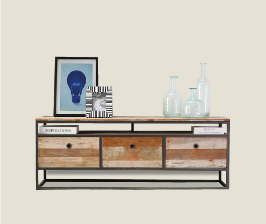 שידה מעץ ממוחזר