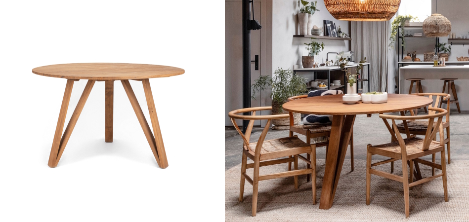 שולחן אוכל עגול